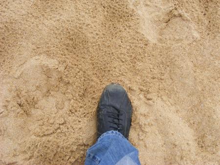 PIED DE MAX SUR LE SABLE 